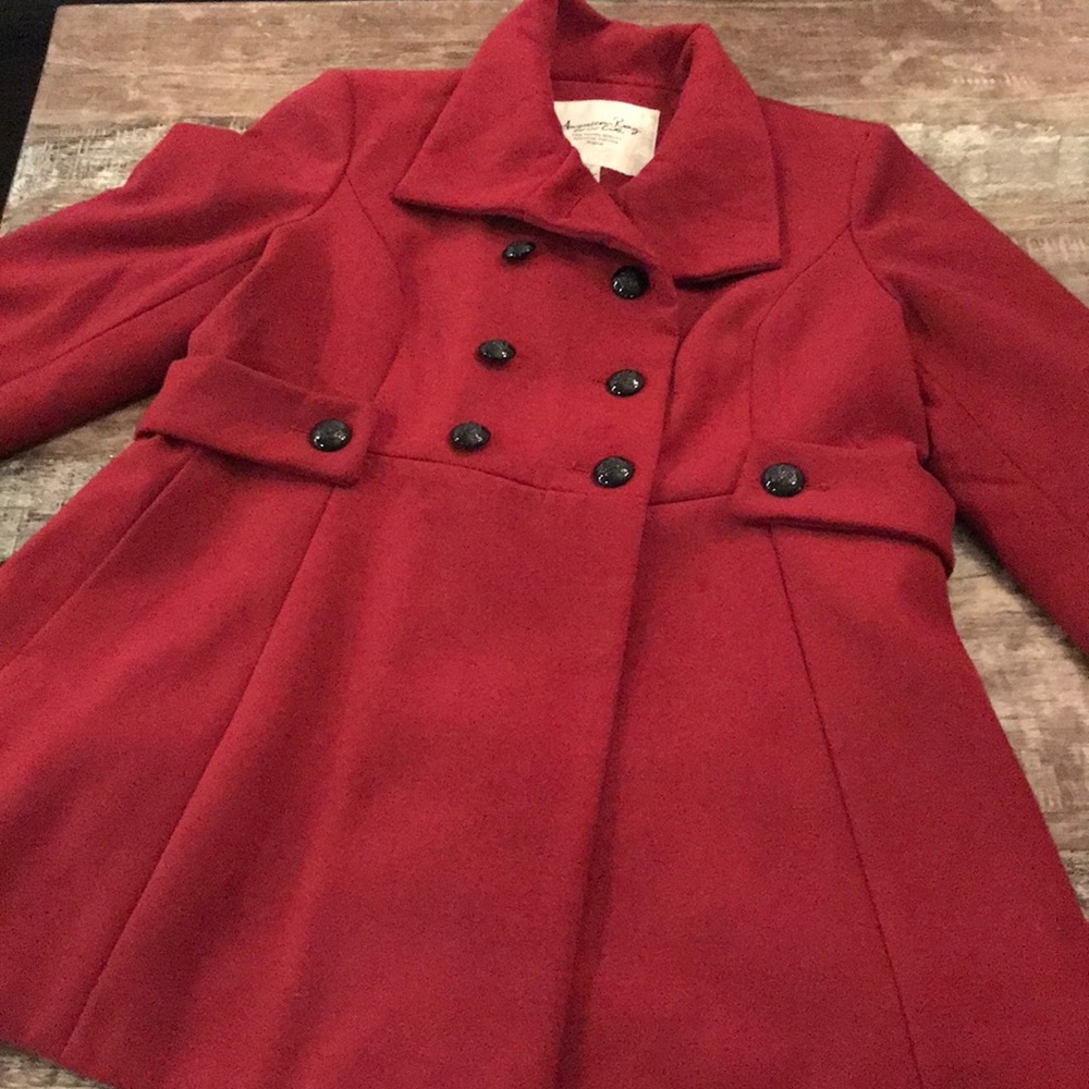 Classic Red Winter Coat